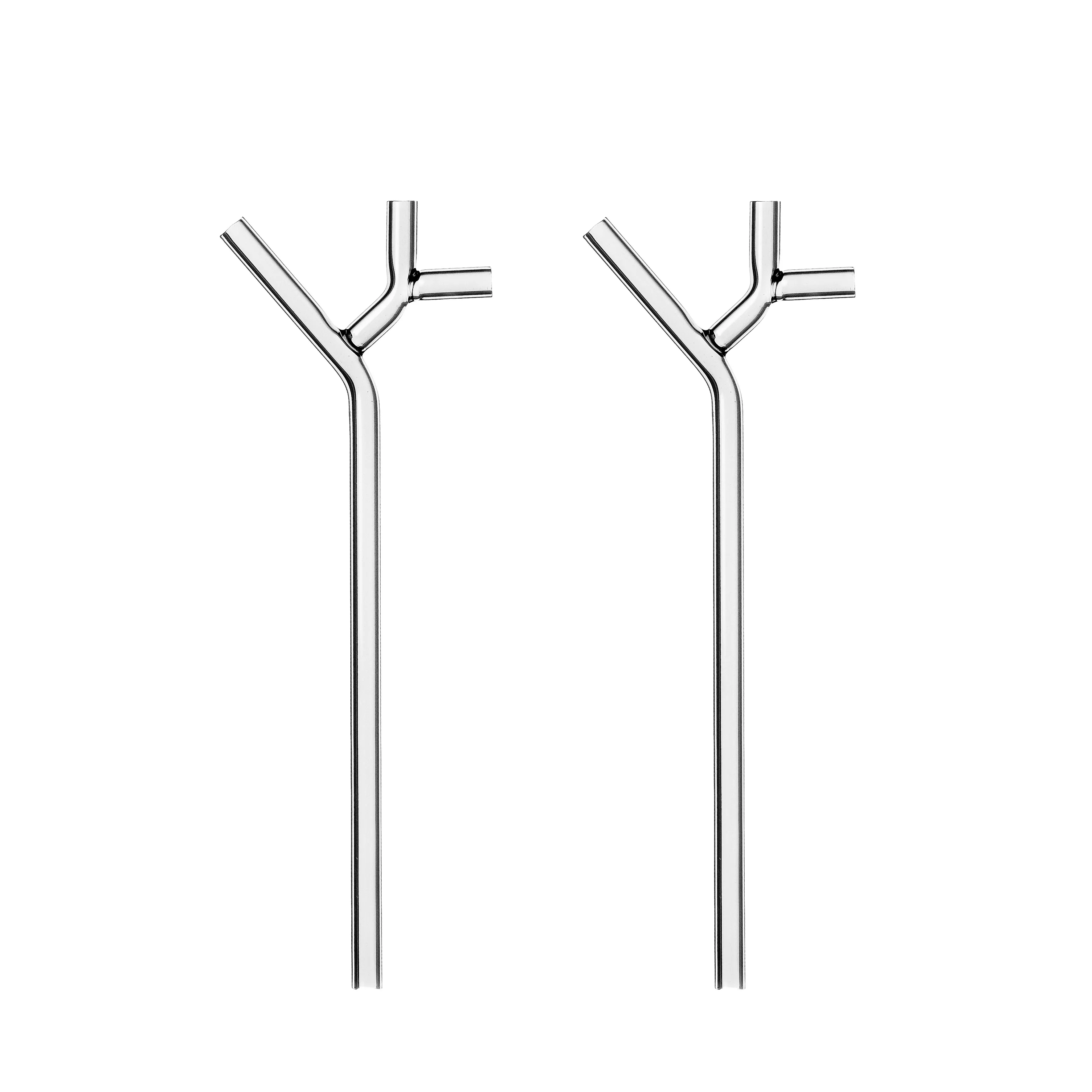 Set of 2 Clear Ichendorf Straws Amaranta Collection